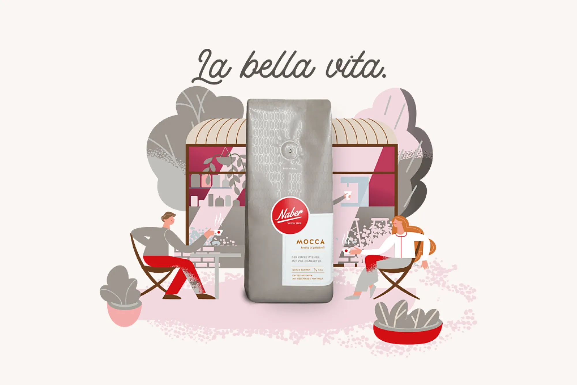 Naber Kaffee campaign artwork