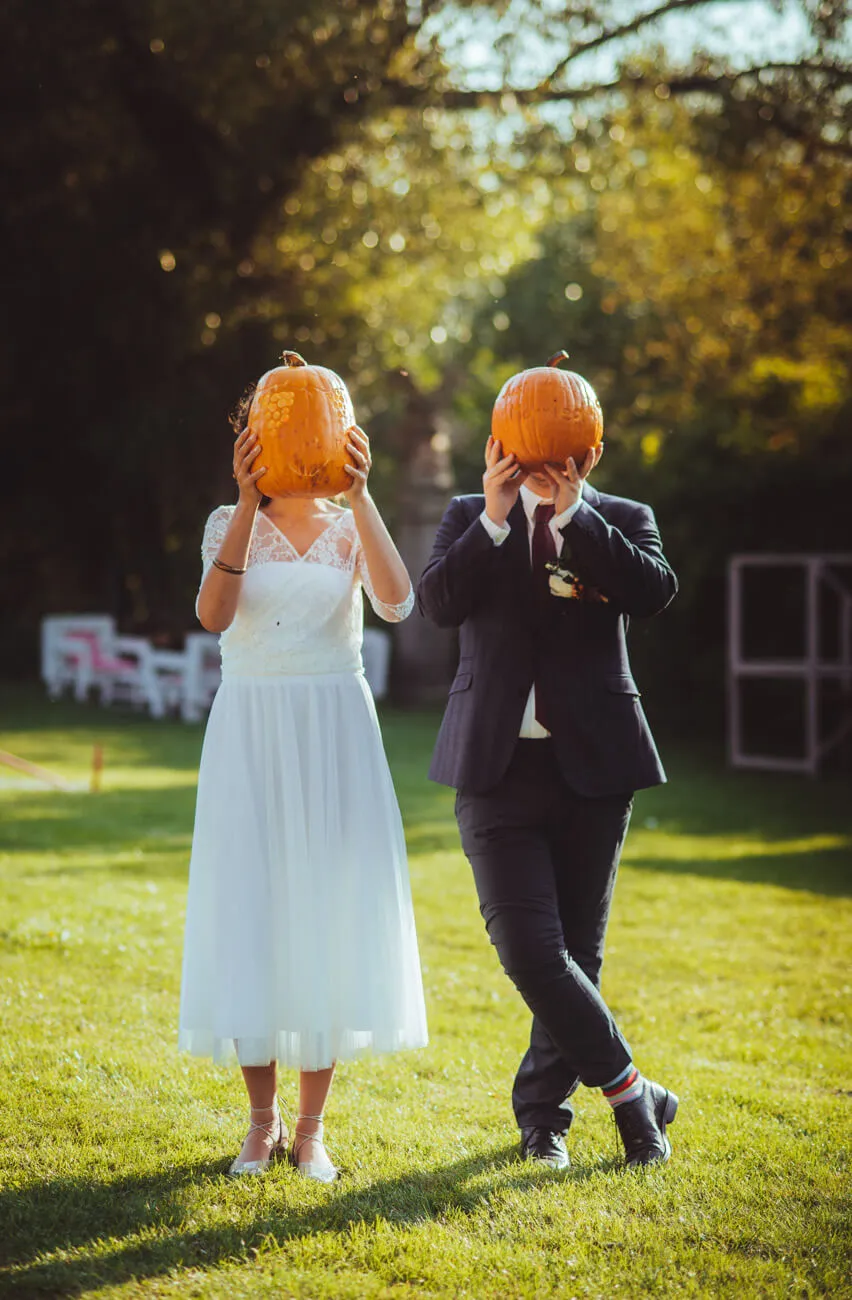 Wedding couple portrait